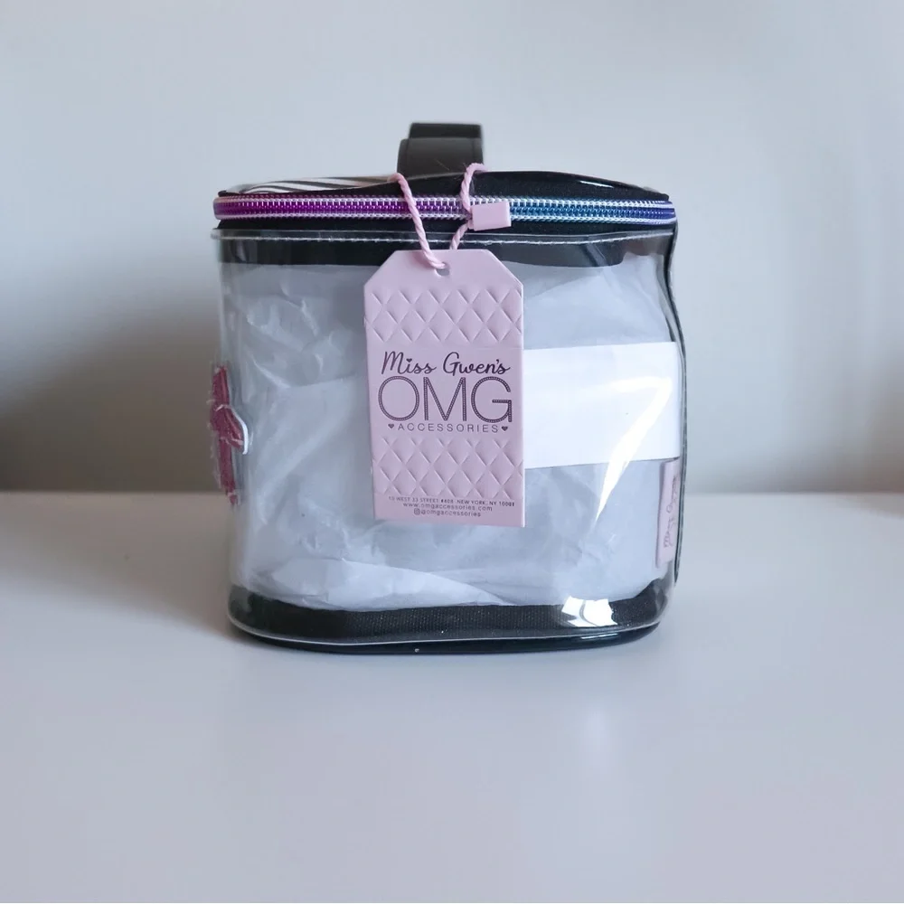 OMG Accessories Travel Clear Glam Makeup Bag - Picture 7 of 7